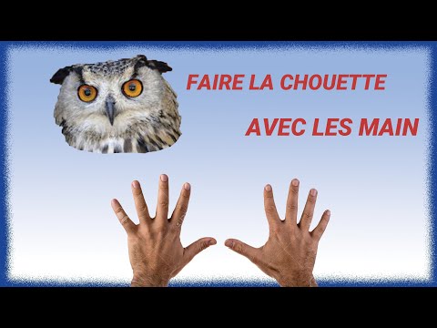 Tuto comment faire la chouette avec les mains #1