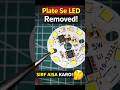 SMD LED Remove Trick 😱 | 5W Plate Repair ⚡ #Electronics #Shorts