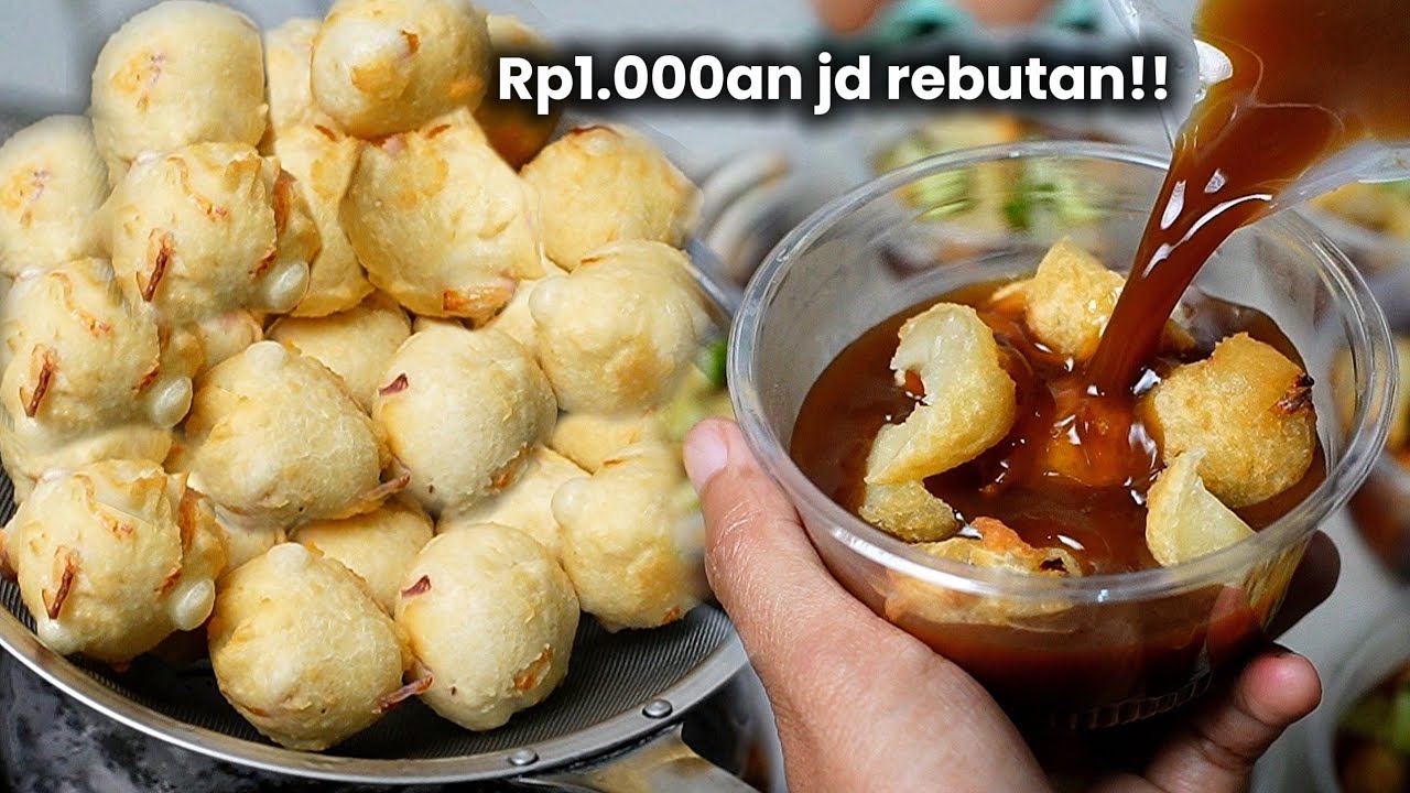 Rp1.000an jd rebutan Pempek bulat ekonomis simpel lezatnya bikin jualan laris tiap hari