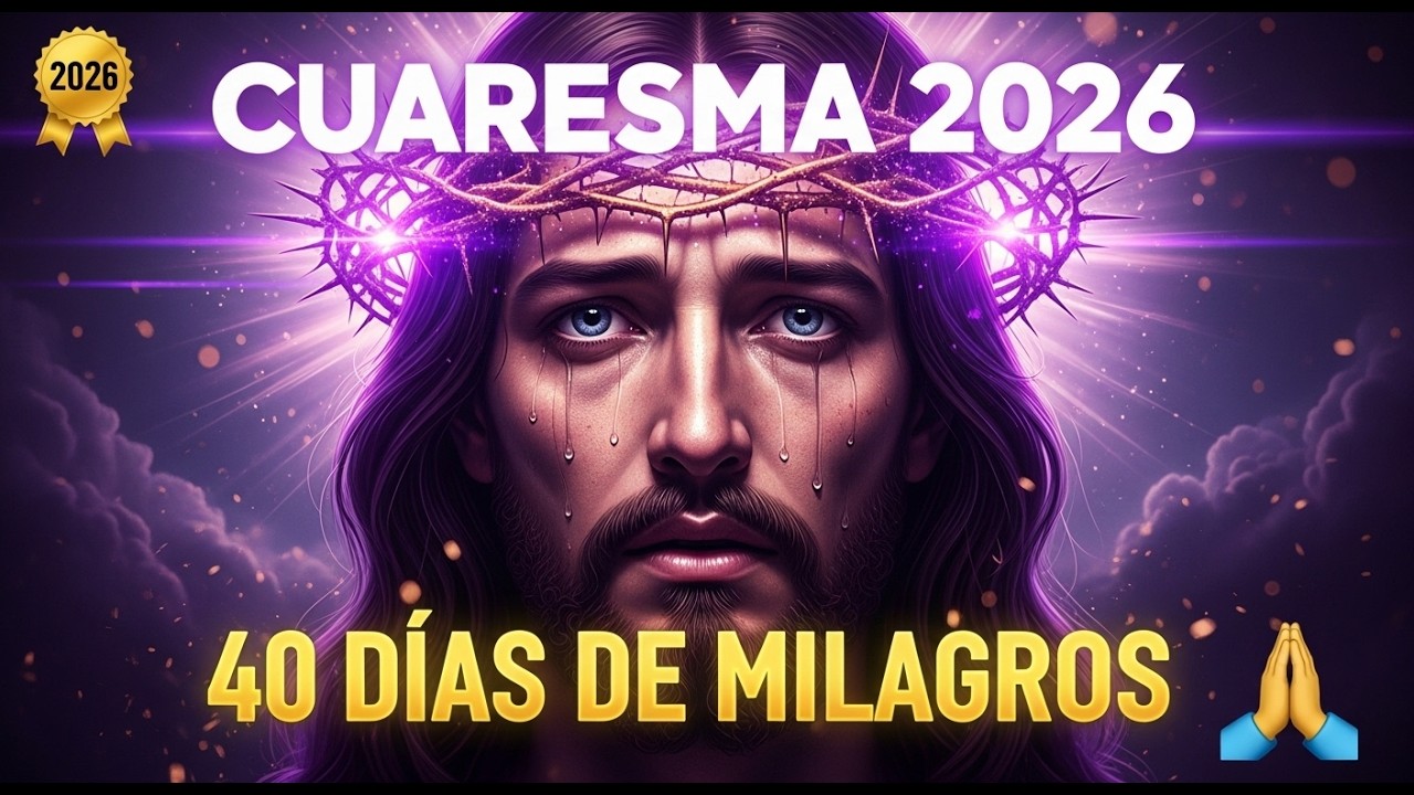 ORACIÓN de CUARESMA 2026 - Prepárate para RECIBIR MILAGROS en Semana Santa.