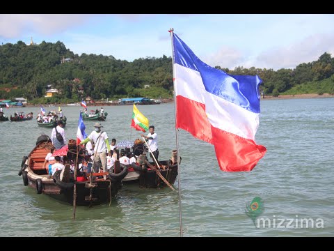 UDP ပါတီ က မြိတ်မြို့ ရေပြင်တွင် စက်တပ် သမ္ဗာန်လှေများဖြင့် မဲဆွယ် စည်းရုံးရေး စတင်