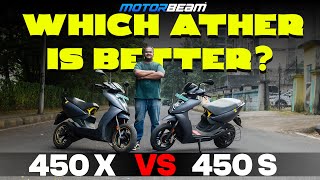 Ather 450X vs 450S - ₹30,000/- Price Difference - Which Ather Is Better? | MotorBeam screenshot 5