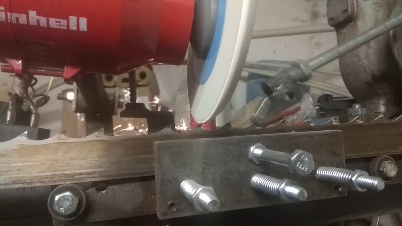 Bruska pilových pásu domácí výroby