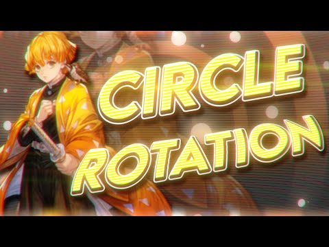 CIRCLE ROTATION TRANSITION: After Effects AMV Tutorial