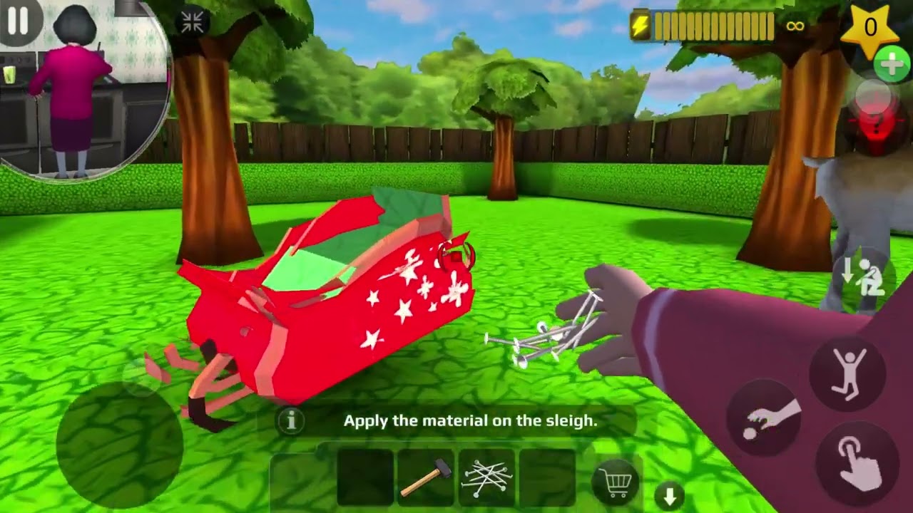 SCARY TEACHER 3D || You Sleigh Me ||