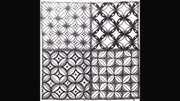 Weekly Zentangle® Tangle Video - BALES - March 10-15, 2015