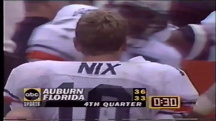 Patrick Nix to Frank Sanders   1994 Florida