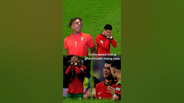 I show speed Crying After Cristianoronaldo losing EURO 2024 #ishowspeed #viralshorts2024 #ronaldo
