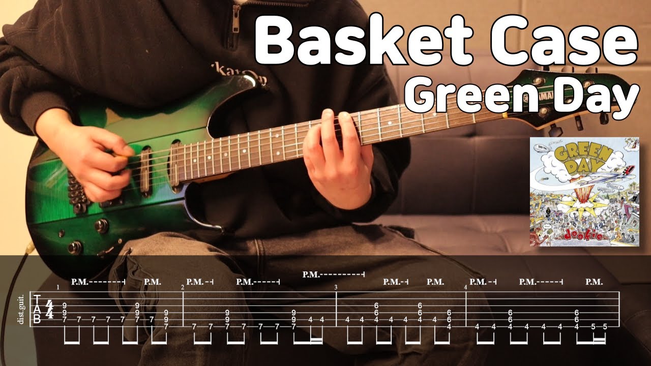 Green Day Basket Case (Guitar cover) / TAB YouTube