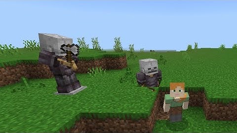 Minecraft speedrunner vs 2 AI hunter Remach | Pojavlauncher