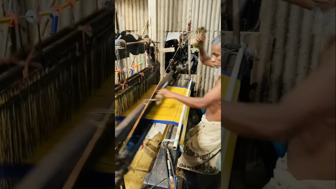 Scarf Weaving Process by Handloom 
