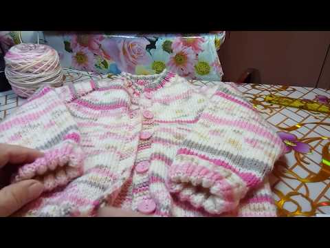Вязание спицами кофта для девочки 3 лет