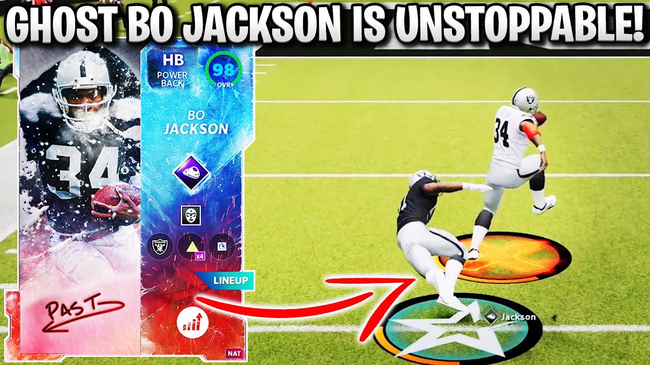 GHOST OF MADDEN PAST BO JACKSON IS UNSTOPPABLE! GHOST BO JACKSON GAMEPLAY! | MADDEN 21 ULTIMATE TEAM