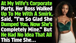 Full At My Wife’s Corporate Party, Her Boss Walked Up To Me With A Smirk And Said, “I’m Glad She Dumped Guide