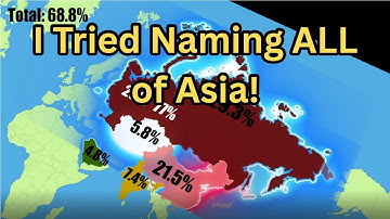 I Tried Naming Every Country in Asia .... And Failed Miserably  #GeographyFacts #MapChallenge