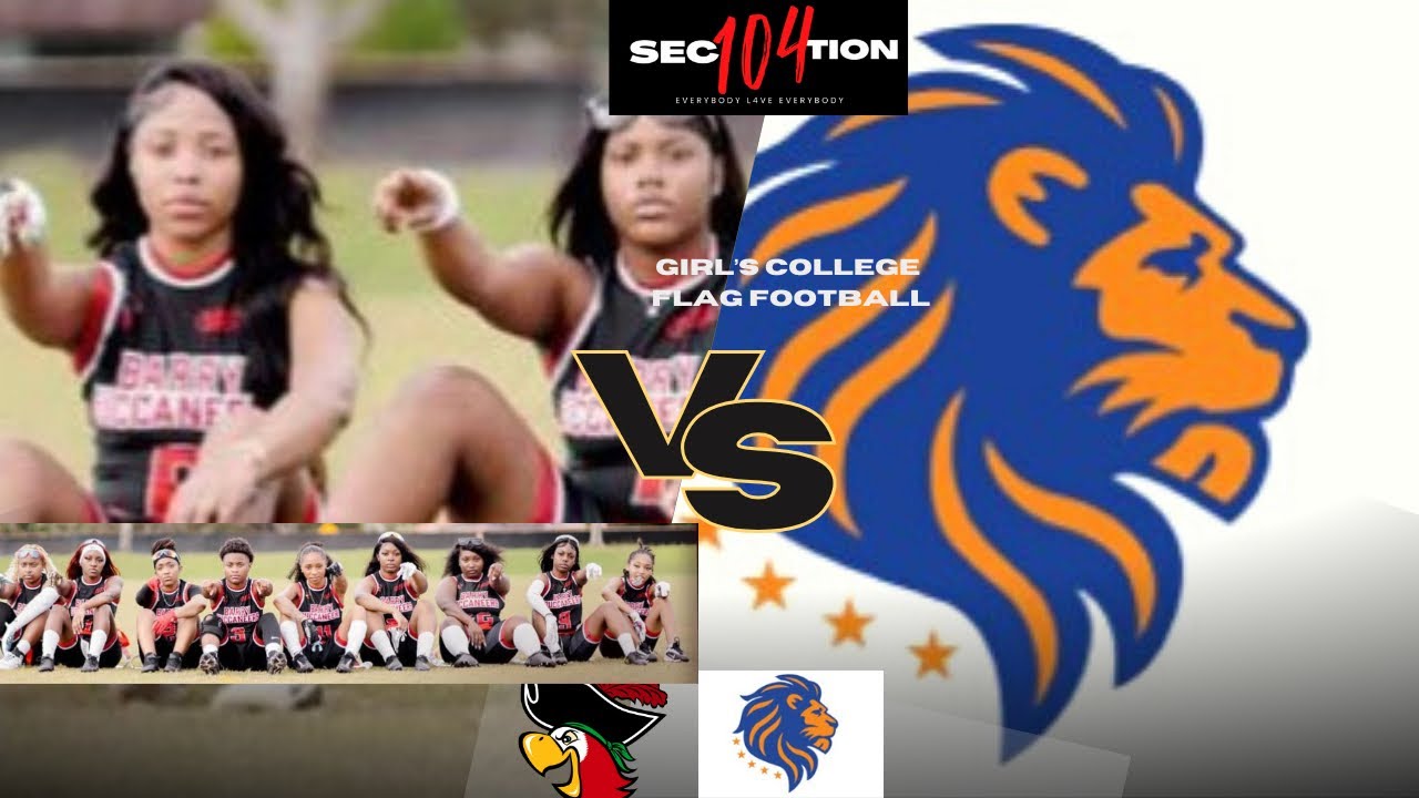 Women s College Flag Football Barry University Buccaneers Vs Florida Women s College Flag Football Barry University Buccaneers Vs Florida