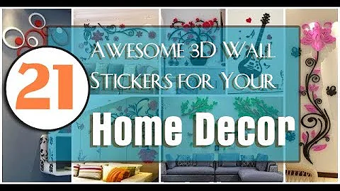 21 Awesome 3D Wall Stickers for Your Home Decor