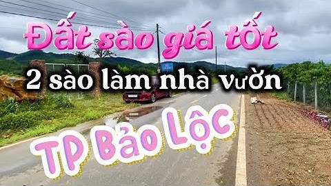2 sào mặt tiền đường Đinh Công Tráng, TP Bảo Lộc / BĐS nhà vườn