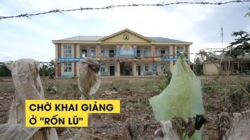 Nhiều em bé mầm non ở vùng “rốn lũ” Hà Tĩnh vẫn chưa có lễ khai giảng