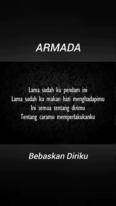 STORY WA - armada - bebaskan diriku #storywa  #shorts #youtubeshorts