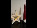 3D Printed Christmas Star Candle Holder #desksetup #3dprints #christmas