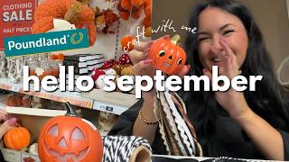 Poundland shop with me, charity shop haul & the cutest vintage stye halloween DIY!
