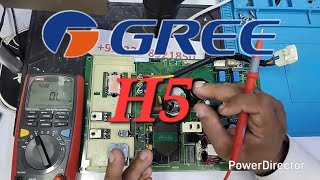 Gree Dc inverter ac H5 error code outdoor pcb Dc inverter ac pcb training center Babar Electronics