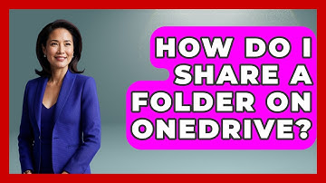 How Do I Share A Folder On OneDrive? - Emerging Tech Insider