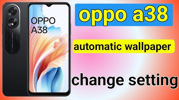 oppo a38 auto change wallpaper setting | oppo a38 me screen lock auto change wallpaper kaise kare
