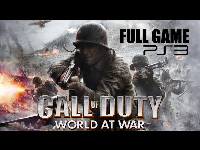 I just completed Call of Duty World At War, I think it's the single best WW2  game : r/PS3