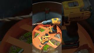 Mounted a 3 Blade Trimmer Head to a Worx Leaf Mulcher