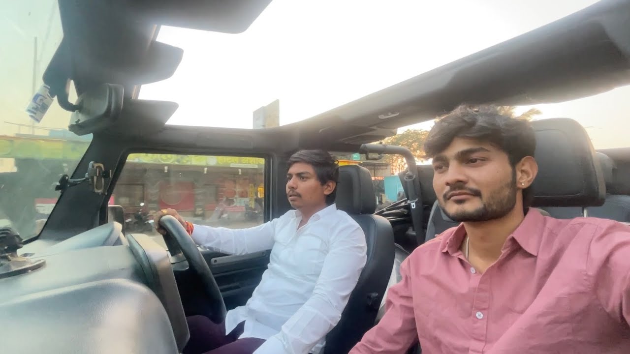 Way To Nashik❤️|Thar Ko Ye Kya Ho Gaya😵|Aniket Kardile Vlog