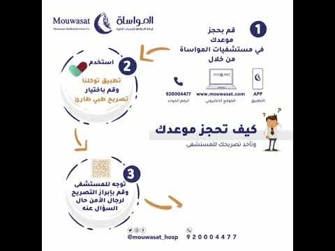 كيفية حجز الموعد وأخذ التصريح