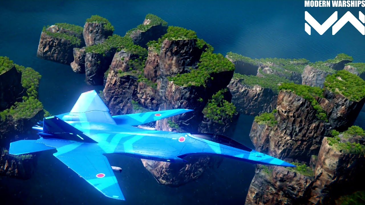 Modern Warships: Stone Peaks New Map | F-7 Strike fighter| Alpha Test June