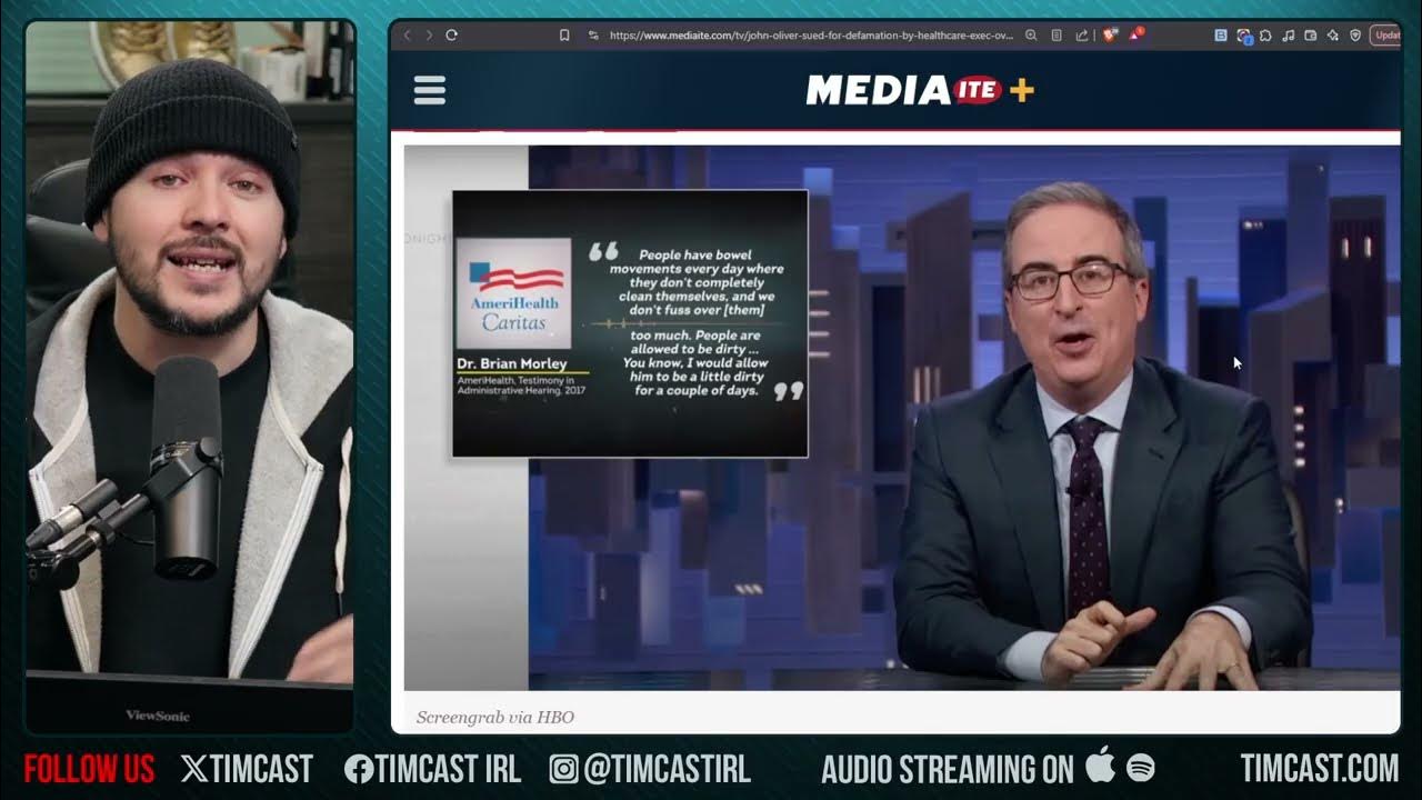John Oliver SUED AGAIN, Smarmy Liar CAUGHT Pushing FAKE Story - YouTube