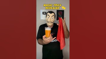 WOW! Amazing Glass Magic Trick Revealed 😉🪄 #magictrick #magic #tricks #foryou #shorts #tutorial
