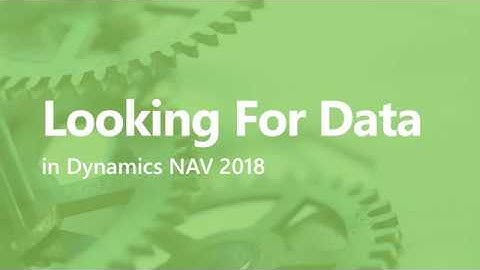 NAV Tips: Looking for data