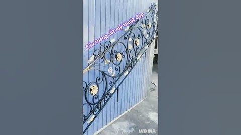 Cầu thang sắt mỹ thuật đẹp #CauThangSatMyThuat #lamcauthangsatmythuattaisaigon