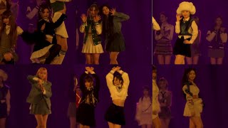 NMIXX SULLYOON, JIWOO, HAEWON, LILY, BAE, KYUJIN Fancam collaboration stage at 2022 MAMA AWARDS