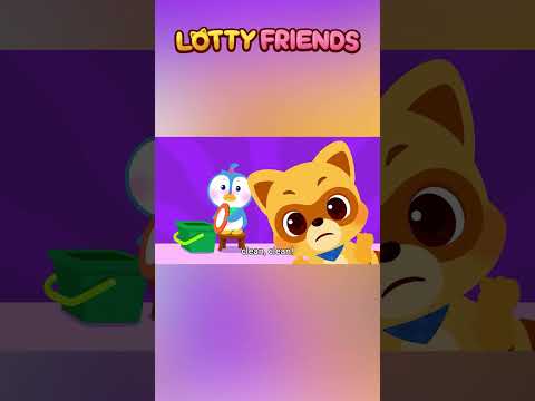 #shorts | Finish Your Meal🥗 | Healthy Habits | Nursery Rhymes | Sing Along | Lotty Friends