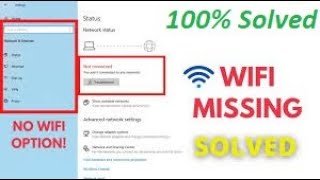 Fix missing wifi icon | 100% working solution