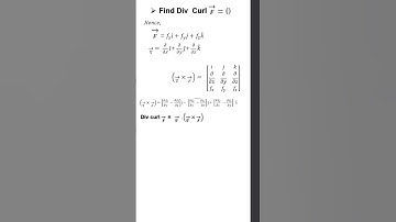 prove that div curl a =0 || Show that div curl a =0|| #study #viral #education#shorts #short