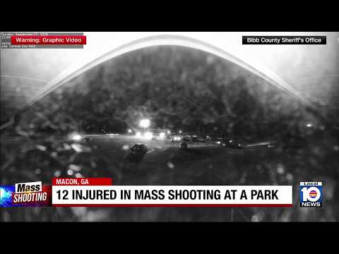 Video shows moment gunfire erupts during large gathering at Georgia park