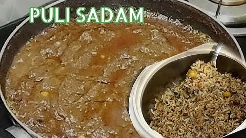 Puli Sadam Recipe | Puliyodharai Recipe in Tamil | Tamarind Rice