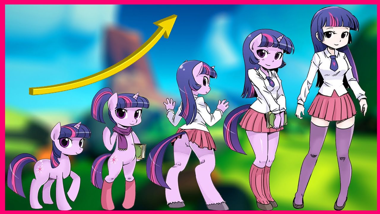 Mlp Rearing Up My Little Pony GROWING UP Compilation 😱 All Characters ...
