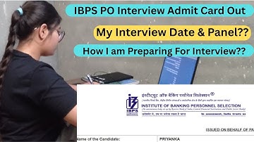 IBPS PO Interview Call Letter Out . My Interview Date & Venue ?? #ibpspo2025 #ibpspointerview #ibps
