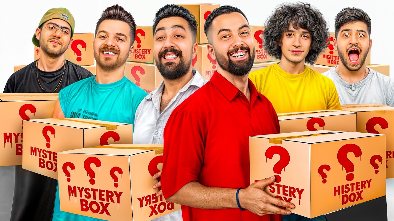 باز کردن ۵۰ میستری باکس با بنیامین و سه تفنگدار | PS5 دراومد 😱🎁