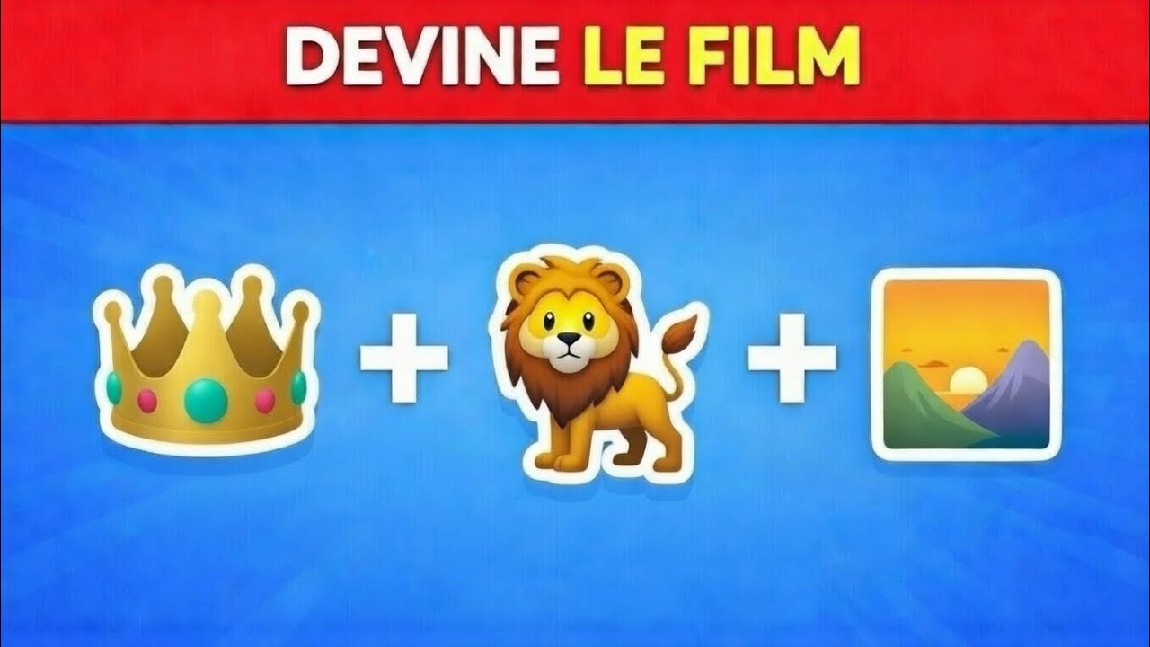 Devine le Film en Émojis 🎬 – 3 Émojis par Film !