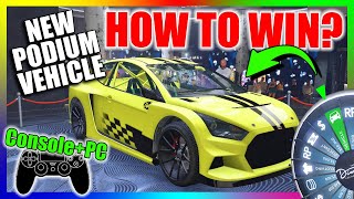 HOW TO WIN THE NEW PODIUM VEHICLE - FLASH GT - Lucky Wheel Glitch - Console + PC | GTA 5