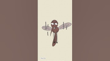 Failed strategies of predator mosquito #animation #shorts #video #memes